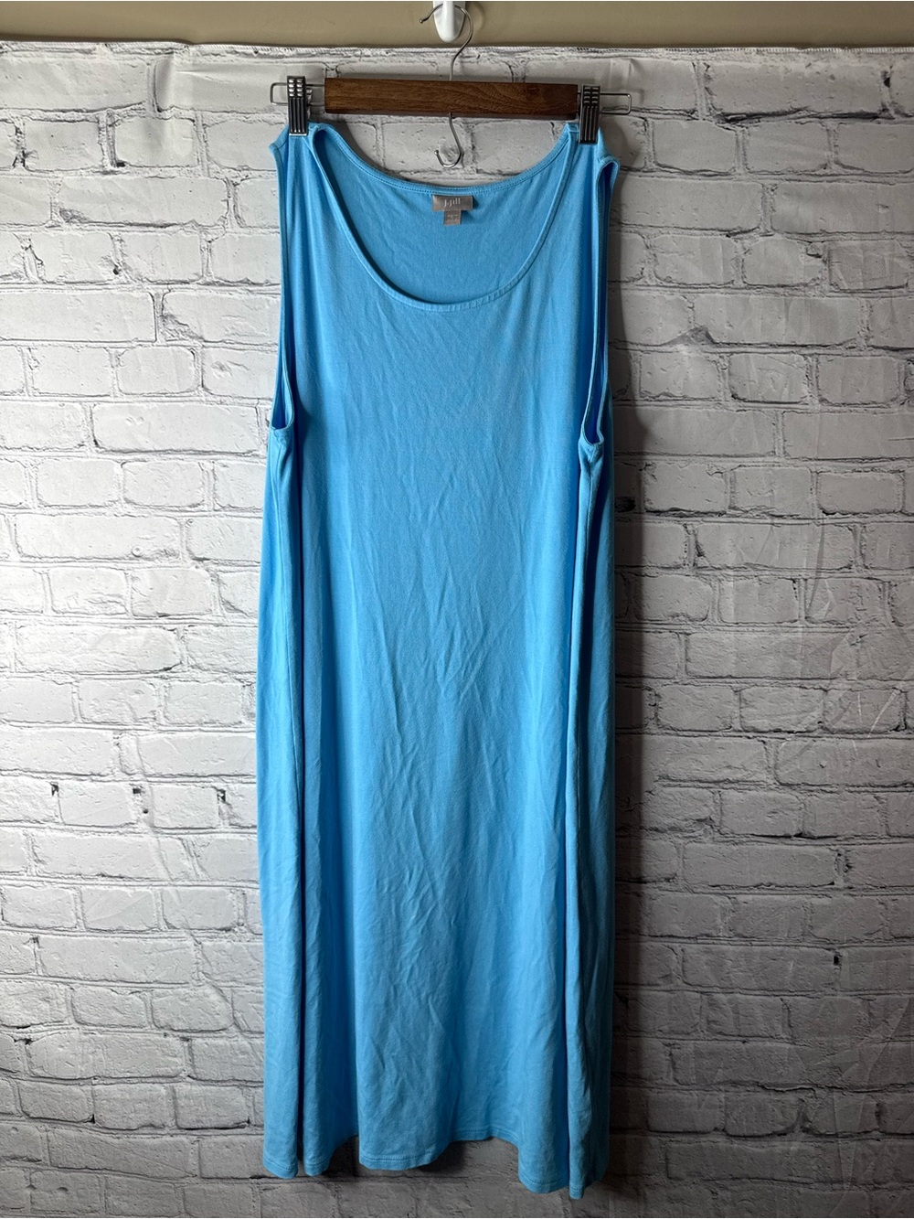 J jill light Blue Sleeveless Tank Dress size large